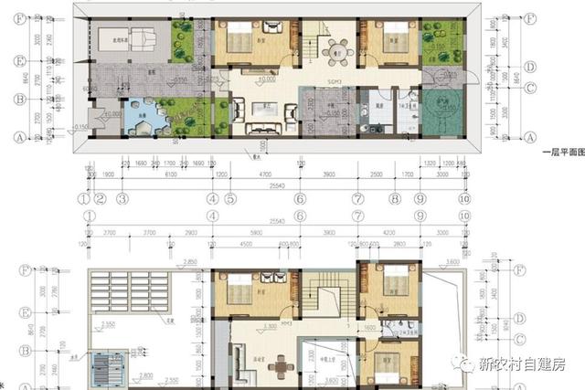 10套北方農(nóng)村平房設計圖，帶院子，25萬內(nèi)含造價表