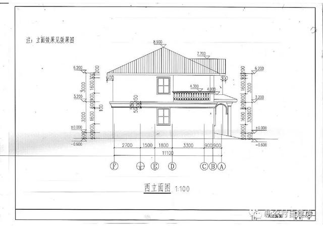 15x12米經(jīng)典二層農(nóng)村別墅設(shè)計(jì)圖，6室3衛(wèi)帶車庫，含平面圖
