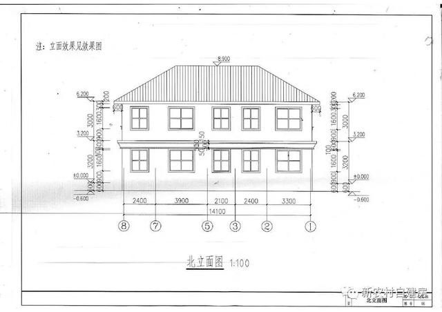 15x12米經(jīng)典二層農(nóng)村別墅設(shè)計(jì)圖，6室3衛(wèi)帶車庫，含平面圖