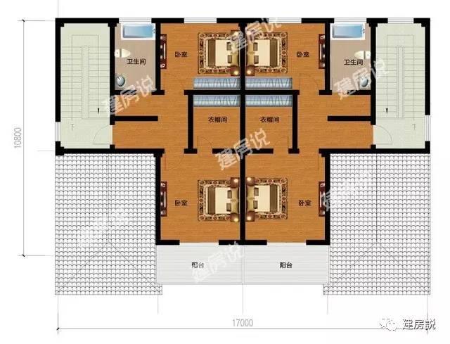 既大氣又美觀的三層兄弟雙拼農(nóng)村別墅，真是羨煞村里人