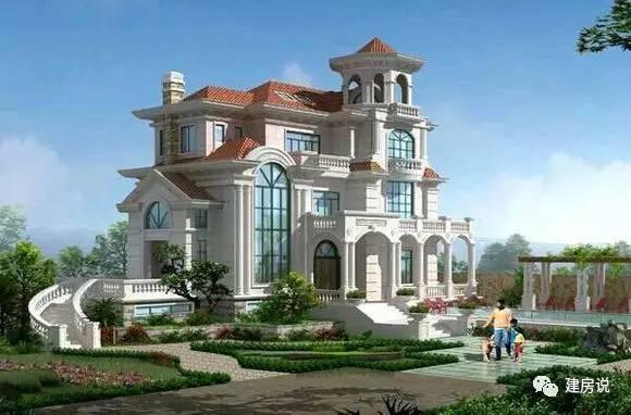 土豪網(wǎng)友建歐式農村別墅，施工水平高，漂亮堪比城堡