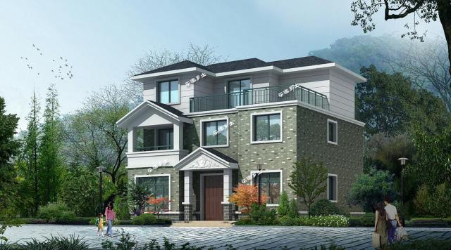 三層別墅效果圖合集，每種風(fēng)格都很不錯(cuò)