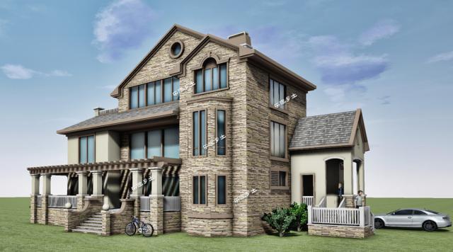 三層別墅效果圖合集，每種風(fēng)格都很不錯(cuò)