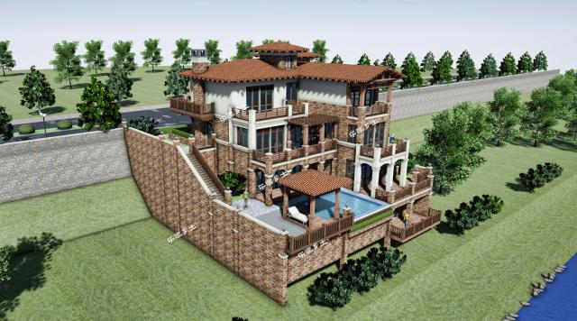 三層別墅效果圖合集，每種風(fēng)格都很不錯(cuò)