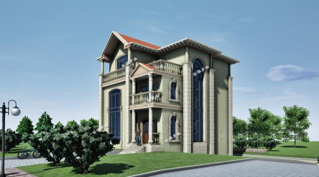 三層別墅效果圖合集，每種風(fēng)格都很不錯(cuò)