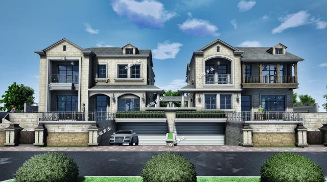 三層別墅效果圖合集，每種風(fēng)格都很不錯(cuò)