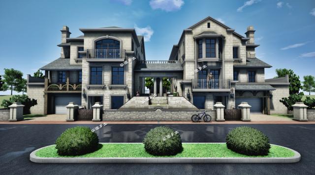 三層別墅效果圖合集，每種風(fēng)格都很不錯(cuò)