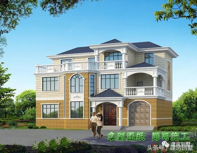 父親說鄉(xiāng)下的房子就要房間多，于是我把這套圖紙給他了