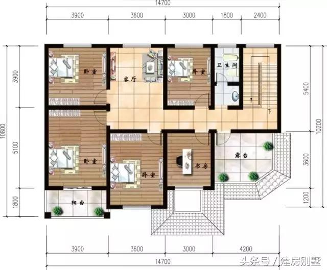 14.7×10.2米兩層農(nóng)村別墅，整個鎮(zhèn)上再也找不出第二棟了