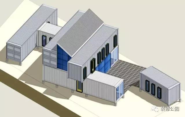 建別墅，能用集裝箱？挑空客廳都行，看看人家就知道