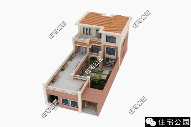 11X12米農(nóng)村別墅，柴火房鍋爐房，影視廳健身房樣樣全！