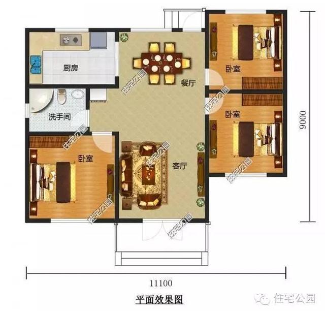 精選3套一層、二層、三層戶型，農(nóng)村最實(shí)用的自建房！