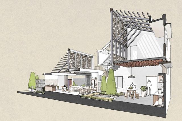 6米面寬，建農(nóng)村別墅養(yǎng)老，這套戶型、裝修能算第一么？