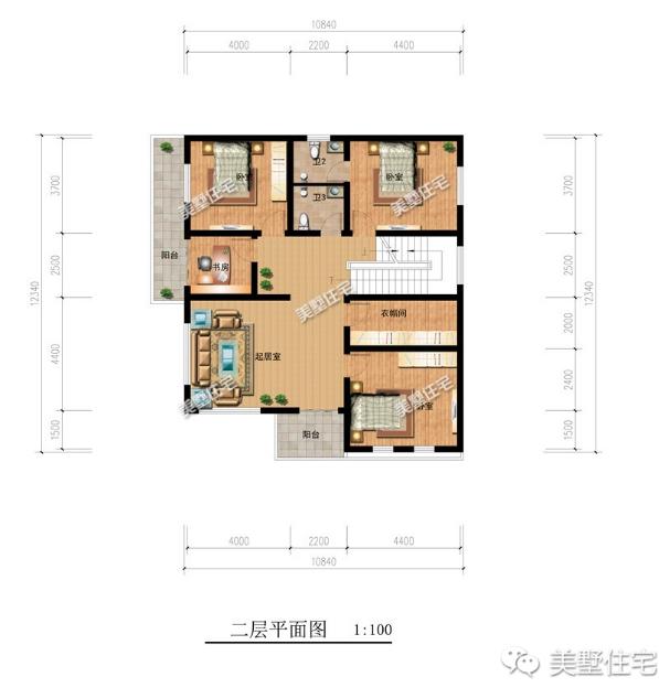 10X12米三層現(xiàn)代別墅圖，建在村里20年都難被超越，簡約的設(shè)計給人眼前一亮