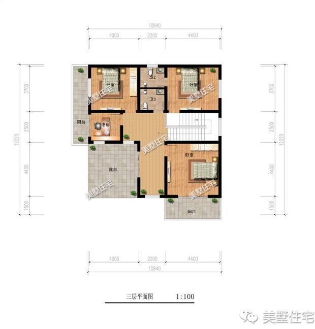 10X12米三層現(xiàn)代別墅圖，建在村里20年都難被超越，簡約的設(shè)計給人眼前一亮