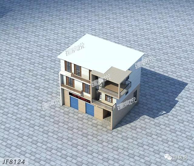 6款最流行的農(nóng)村自建房效果圖，簡約現(xiàn)代風(fēng)，年輕人的選擇