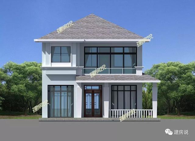 6款最流行的農(nóng)村自建房效果圖，簡約現(xiàn)代風(fēng)，年輕人的選擇