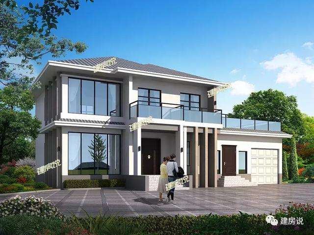 6款最流行的農(nóng)村自建房效果圖，簡約現(xiàn)代風(fēng)，年輕人的選擇