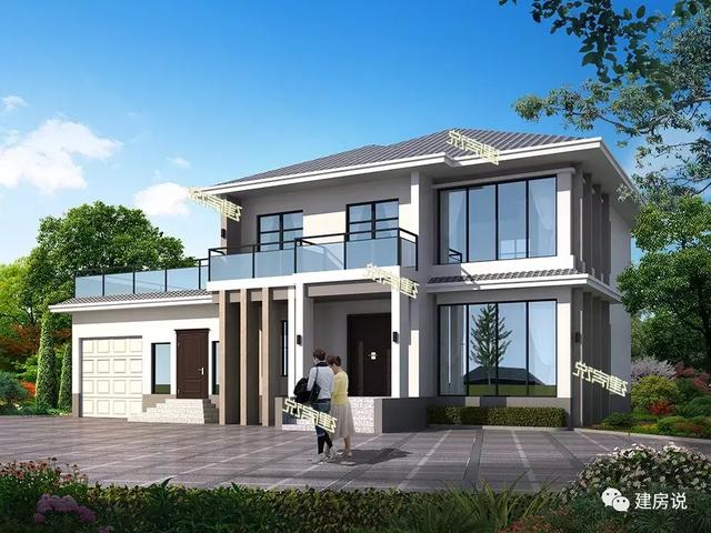 6款最流行的農(nóng)村自建房效果圖，簡約現(xiàn)代風(fēng)，年輕人的選擇