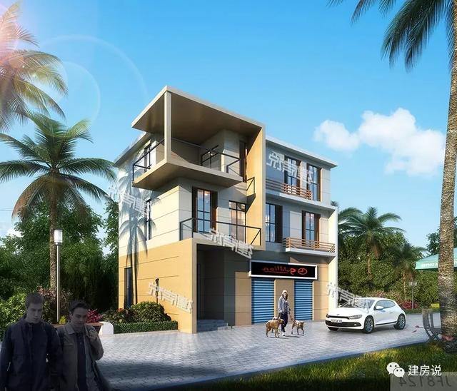 6款最流行的農(nóng)村自建房效果圖，簡約現(xiàn)代風(fēng)，年輕人的選擇