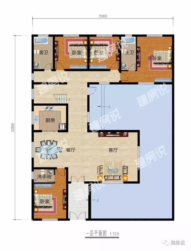 6款最流行的農(nóng)村自建房效果圖，簡約現(xiàn)代風(fēng)，年輕人的選擇