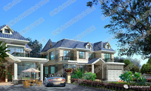 三層新農(nóng)村自建房設(shè)計(jì)圖45萬(wàn)3廳5室4衛(wèi)170㎡，美觀實(shí)用建筑結(jié)構(gòu)水電齊全