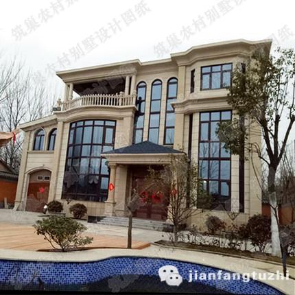 剛建成的復(fù)式三層別墅圖：65萬210㎡3廳7室?guī)TV房活動廳套間，一樣豪華大氣