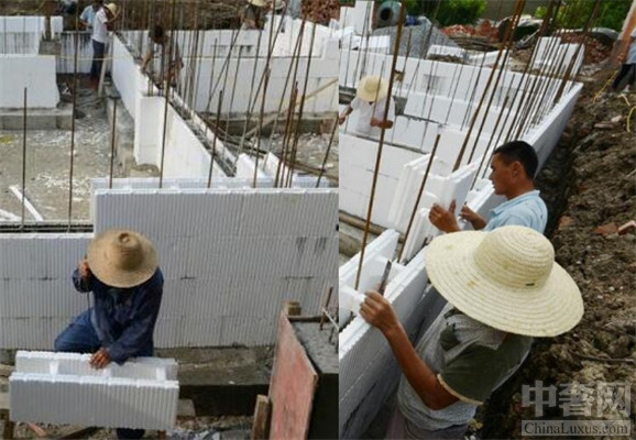 農(nóng)民用泡沫蓋別墅 新型裝配式建筑技術(shù)