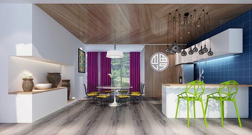 600平米現(xiàn)代別墅，五光十色讓你沉醉其中！