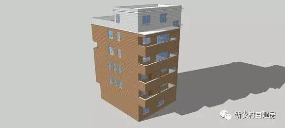 臨街五層半商住樓，頂樓可作菜園，這個設(shè)計棒呆了