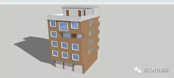 臨街五層半商住樓，頂樓可作菜園，這個設(shè)計棒呆了