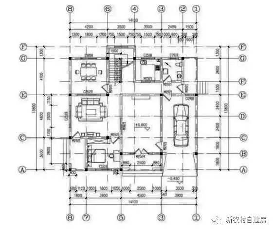 爸媽非要建堂屋，布局改了三四次，這下終于好了