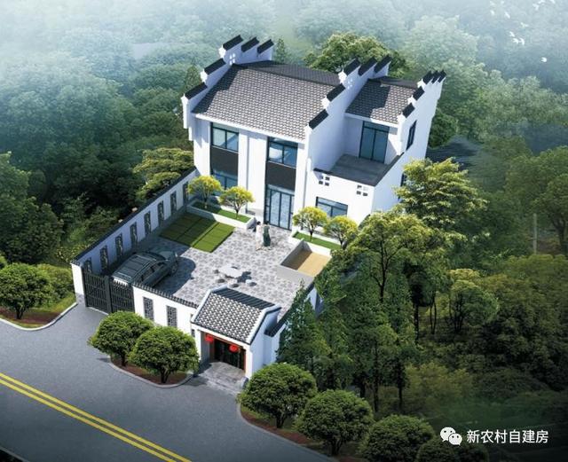 25萬(wàn)建套中式鄉(xiāng)村別墅，有院子和菜地，把鄰居都比下去