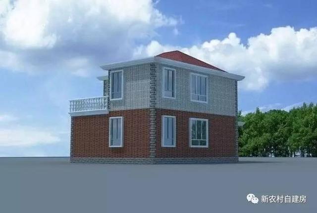 農(nóng)村15萬可建的二層小別墅，既省錢又實用，堂屋柴火灶都有