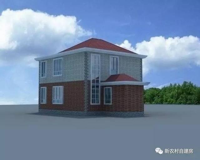 農(nóng)村15萬可建的二層小別墅，既省錢又實用，堂屋柴火灶都有