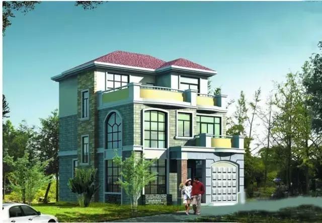 鄉(xiāng)村自建8*12米三層小別墅，僅需30萬！