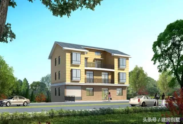 16×10.04米三層農(nóng)村別墅，“人氣“最旺的戶型