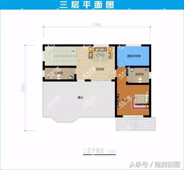 2024年上半年最受歡迎的5款三層農(nóng)村別墅戶型+平面圖
