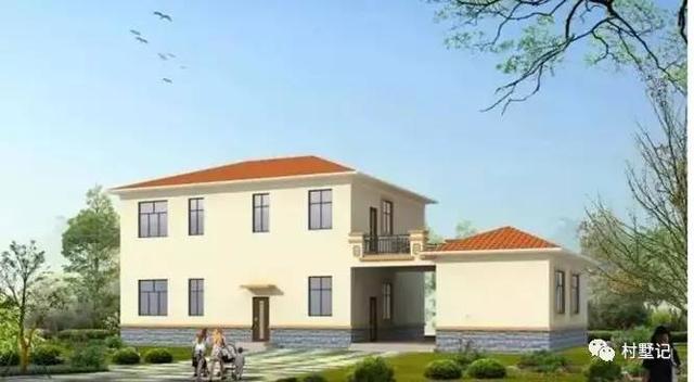 30萬建造二層農(nóng)村別墅，廚房單獨(dú)建造，兩個(gè)外墻顏色你喜歡哪款