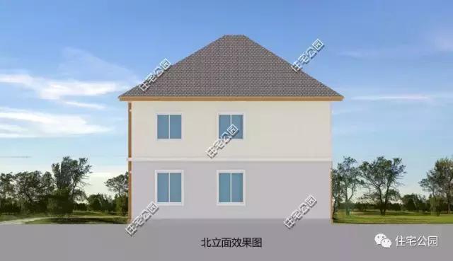 獨(dú)立開放式農(nóng)村小戶型，16X14米2層別墅經(jīng)濟(jì)實(shí)用，全圖！