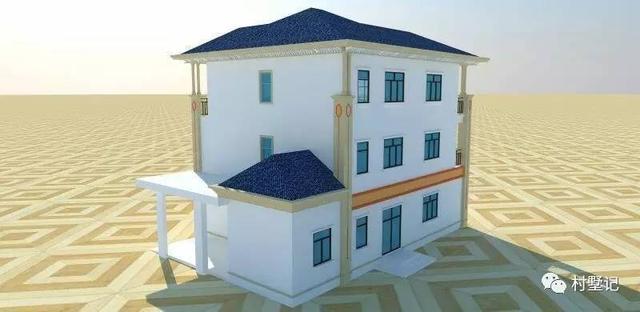 35萬挑空客廳帶車庫農(nóng)村別墅，農(nóng)家灶臺地氣十足