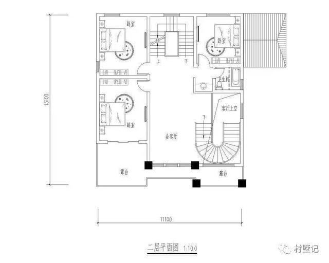 35萬挑空客廳帶車庫農(nóng)村別墅，農(nóng)家灶臺地氣十足