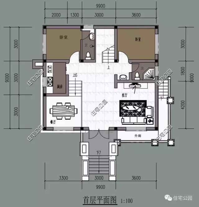 面寬進(jìn)深一樣大，自建2層架空鄉(xiāng)村別墅，30萬(wàn)的造價(jià)你還不看看？