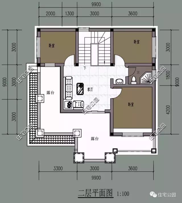 面寬進(jìn)深一樣大，自建2層架空鄉(xiāng)村別墅，30萬(wàn)的造價(jià)你還不看看？