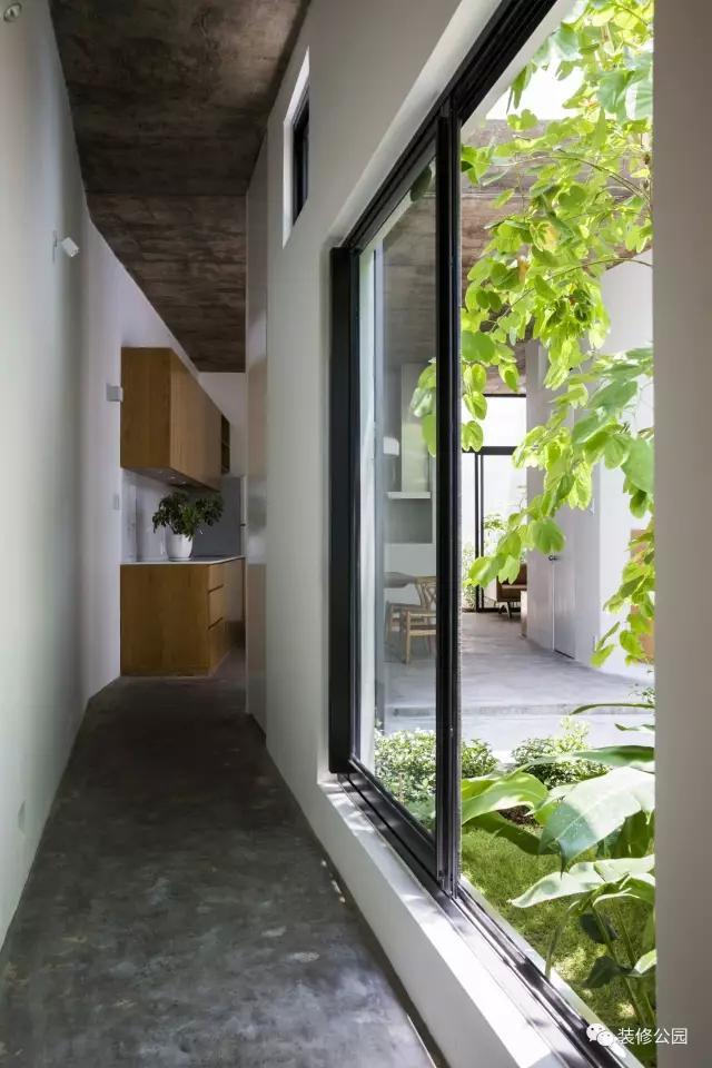 自建房屋做民宿，花磚庭院連廊不可少，狹長(zhǎng)地塊也不怕