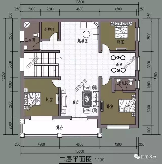 13X13米農(nóng)村別墅，高大上外觀，經(jīng)濟實用戶型！