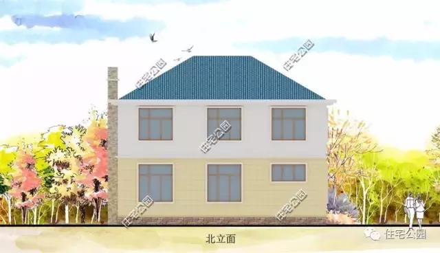 12X12米別墅戶型，經(jīng)典田園，造價23萬！