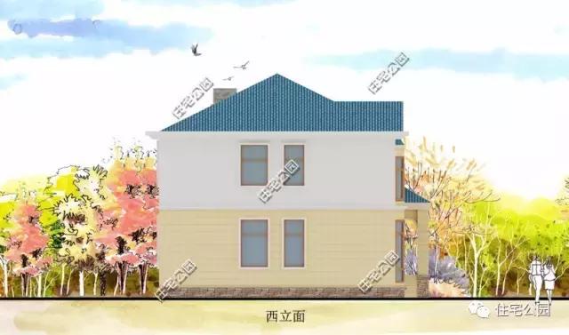 12X12米別墅戶型，經(jīng)典田園，造價23萬！