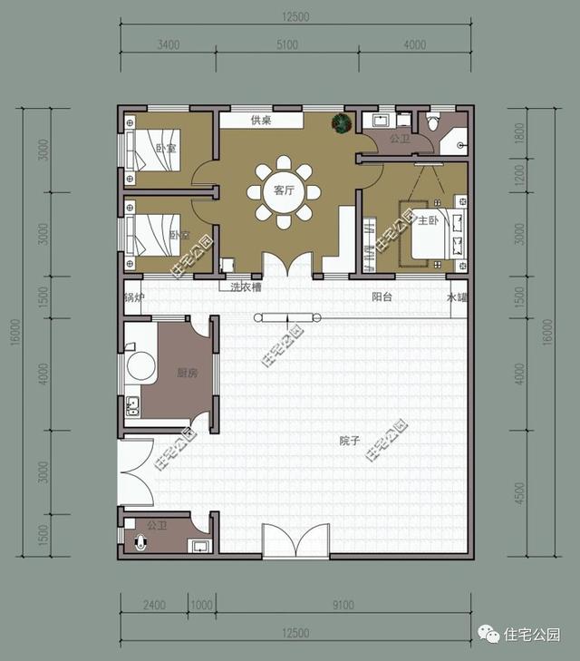 實(shí)用造價(jià)又低！有地了就建個(gè)這樣的農(nóng)村合院，這5套最高只需24萬(wàn)