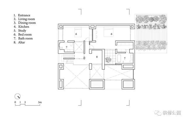 農(nóng)村別墅平屋頂坡屋頂都老了，看看人家樓梯頂，庭院露臺都包了